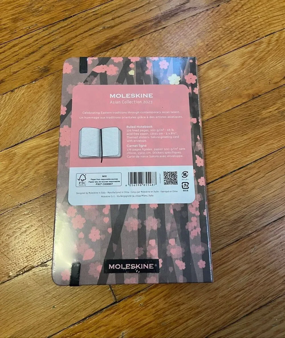 Moleskine Asian Collection 2023 Sakura Ruled Notebook